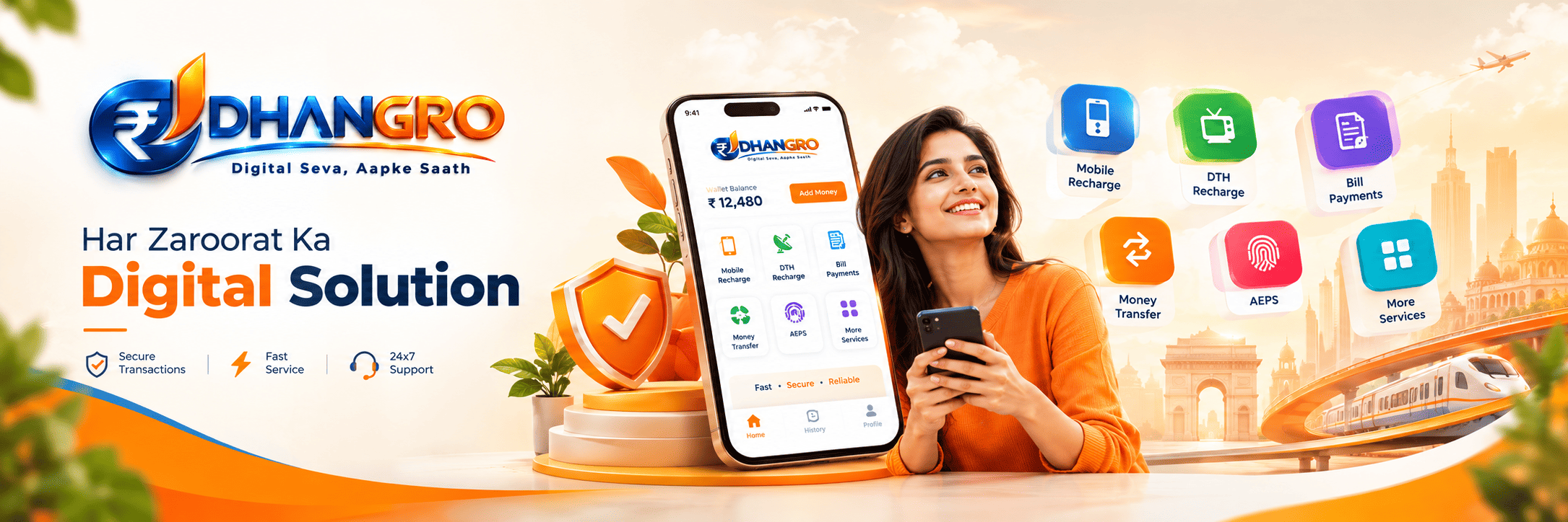 Aadhaar based cash withdrawal at your counter