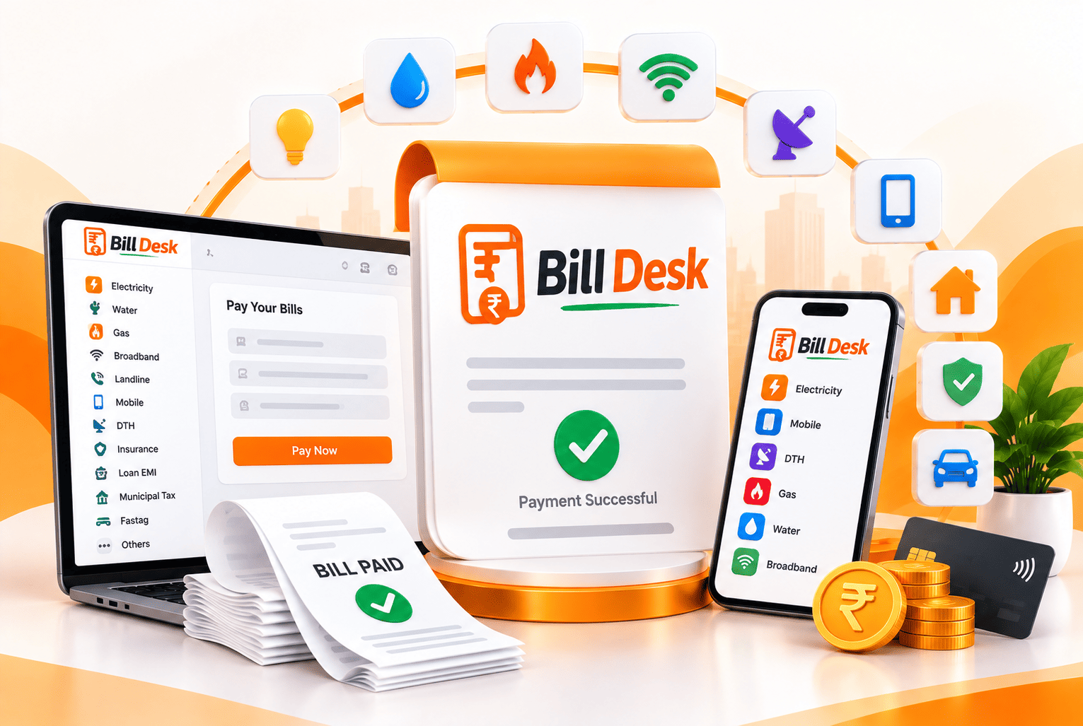 Bill payment counter
