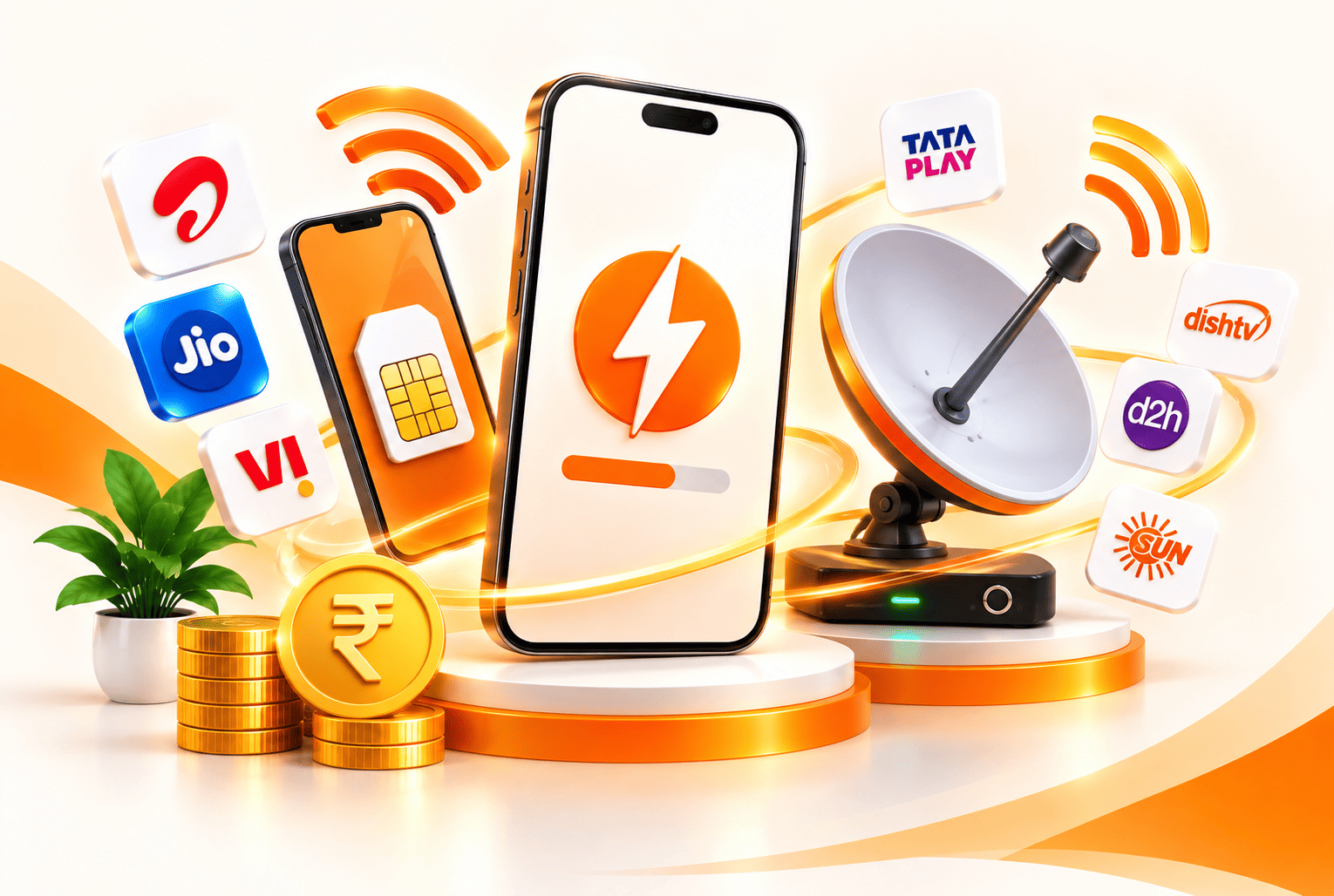 Mobile and DTH recharge